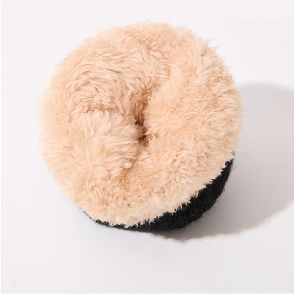 Insulated Touchscreen Plush Sherpa Lined Knit Gloves Winter Outdoor Men Women